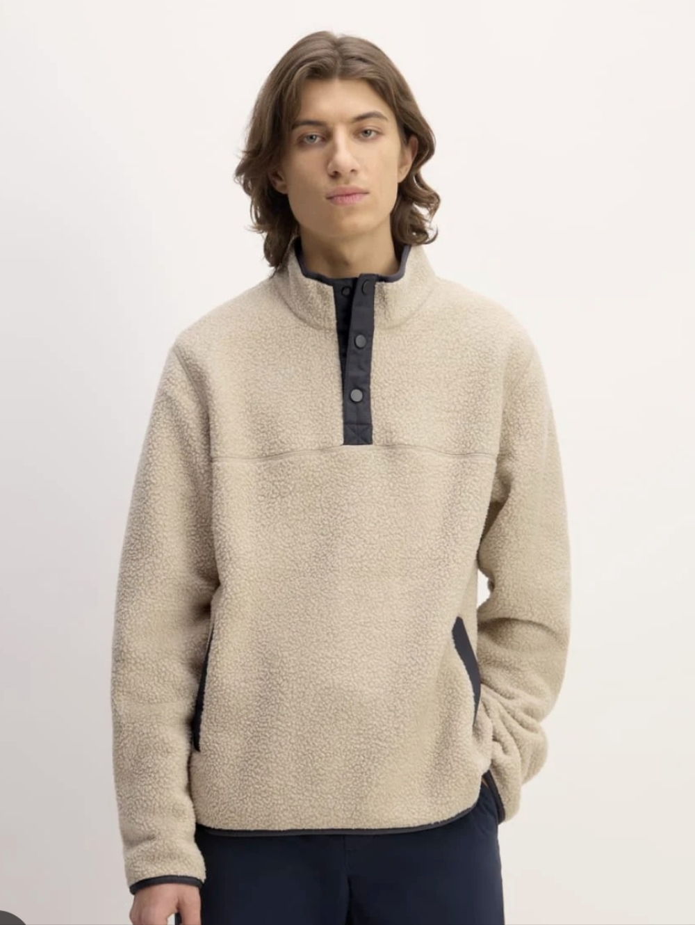 🆕EVERLANE The ReNew Fleece Pullover